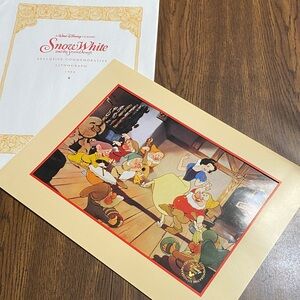 “5/$20” Disney Snow White Exclusive Commemorative lithograph 1994